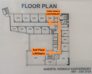 floor plan for the studio